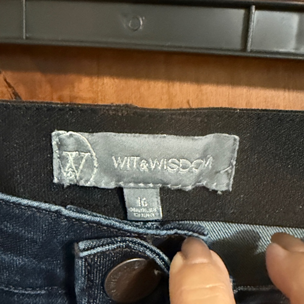 Wit & Wisdom Dark Indigo Jeans - Picture 2 of 7